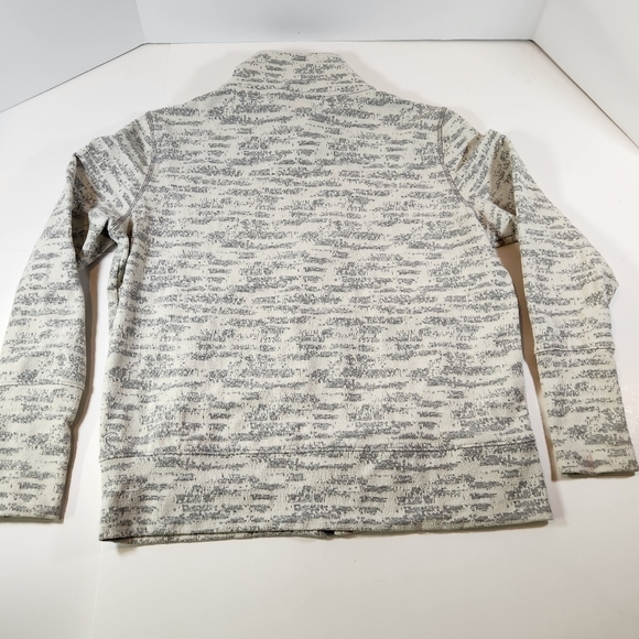 ZYIA Active Womens M Cream Combo Zipper Jacket Pockets Yoga Athleisure Running - Picture 8 of 11